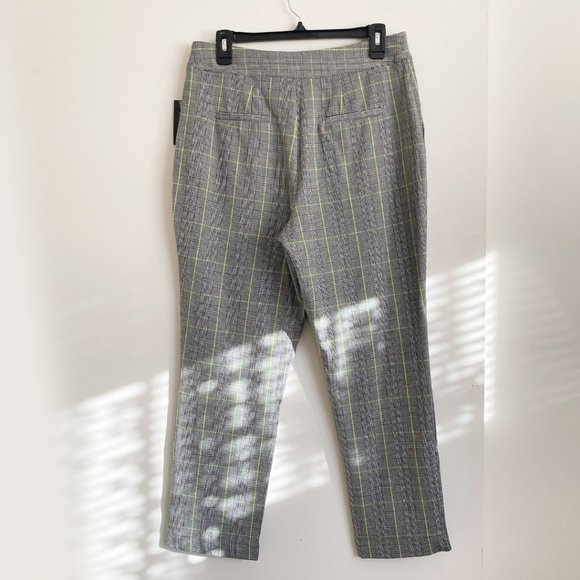 NWT Bar III Becca Tilley x Plaid Tapered Pants - Picture 8 of 13